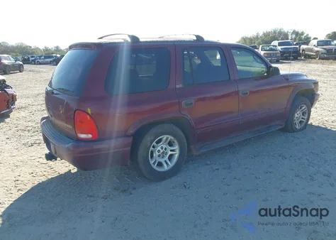 2002 Dodge Durango Slt z USA, uszkodzony, nr VIN 1B8HR48NX2F117919